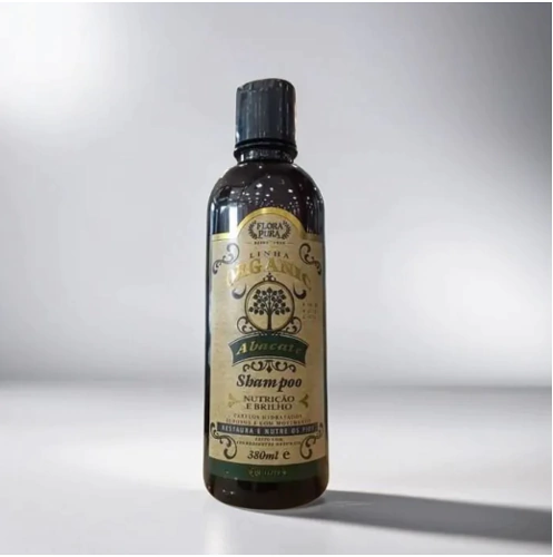SHAMPOO ORGANIC ABACATE 380ML FLORA PURA