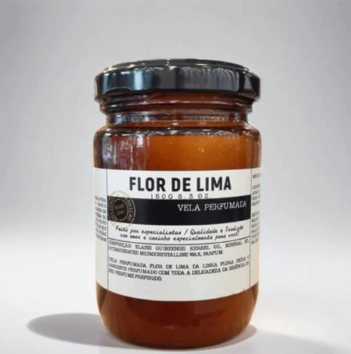 VELA PERFUMADA FLOR DE LIMA 150G FLORA PURA