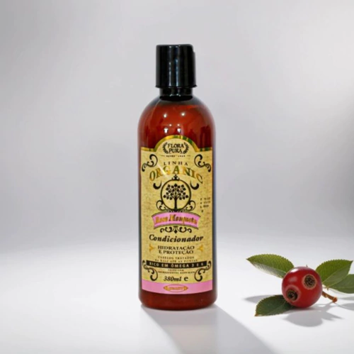 CONDICIONADOR ORGANIC DE ROSA MOSQUETA 380ML FLORA PURA