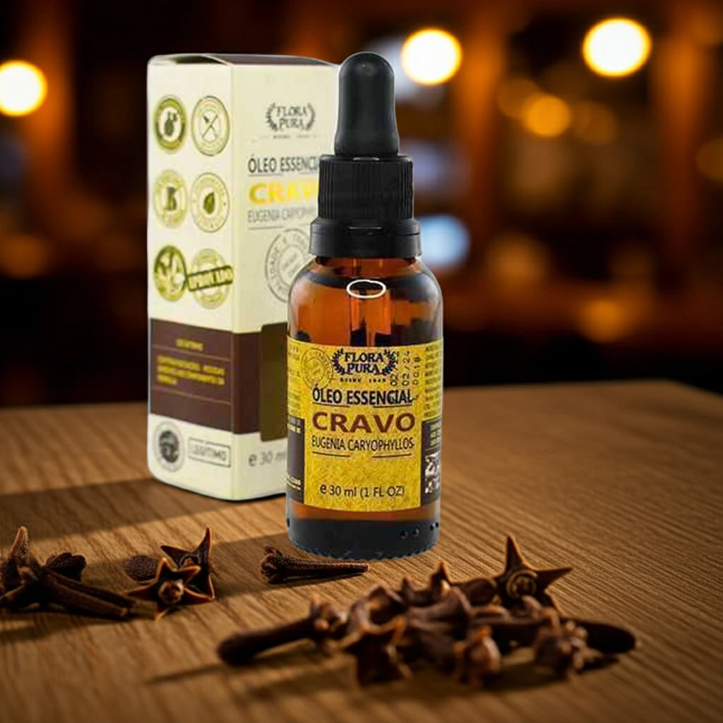 OLEO ESSENCIAL DE CRAVO 30ML FLORA PURA