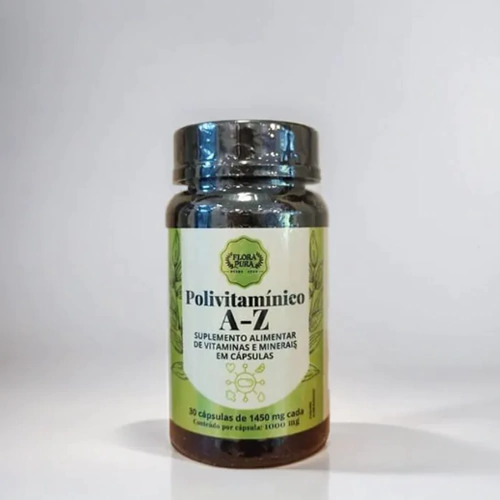 POLIVITAMINICO A-Z 30 CAPS DE 1450MG CADA 1000MG FLORA PURA