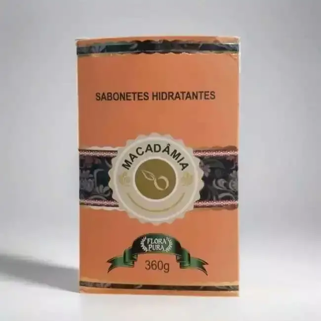 SABONETE HIDRATANTES MACADAMIA 360G 4 UNID FLORA PURA