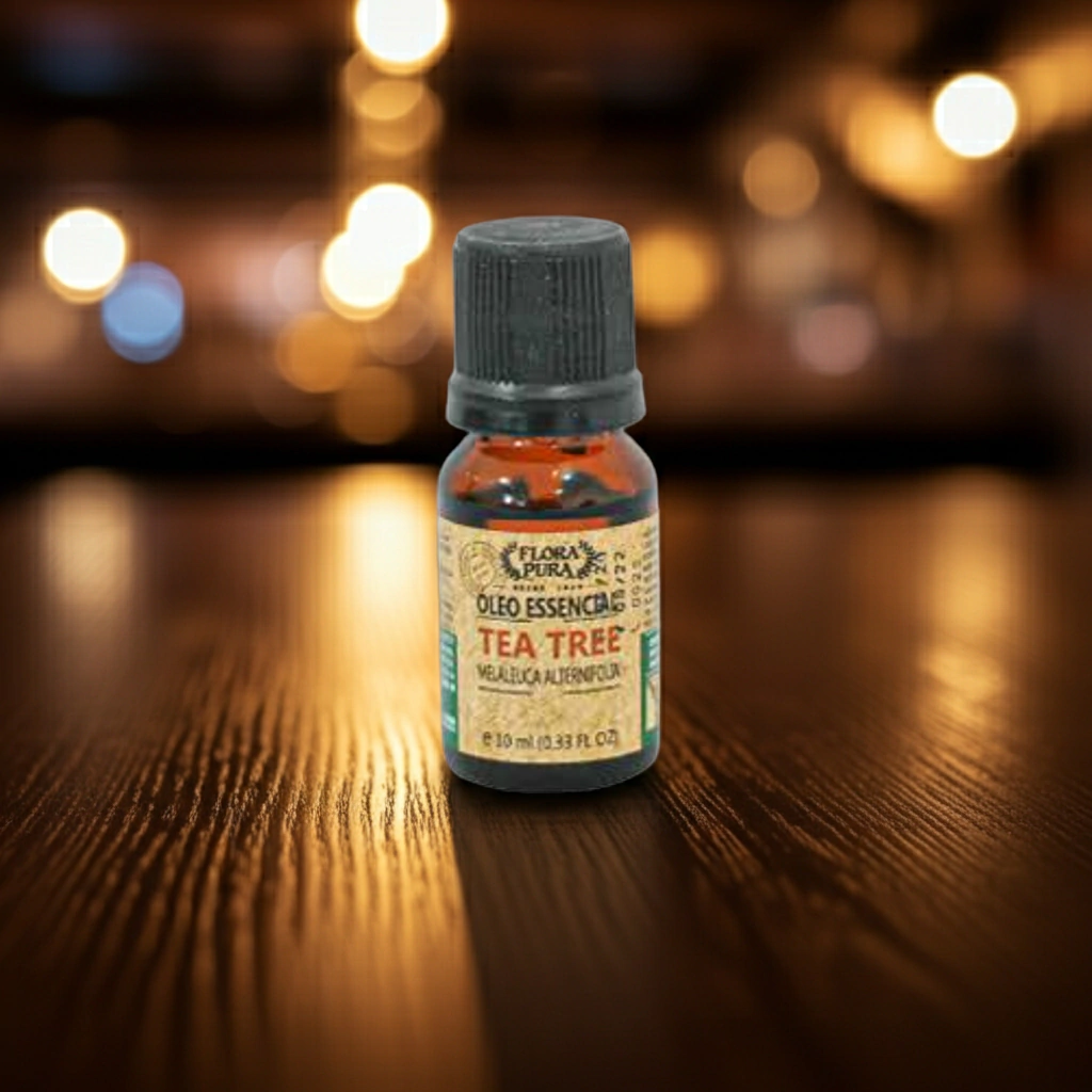 OLEO ESSENCIAL TEA TREE DE MELALEUCA 10ML FLORA PURA