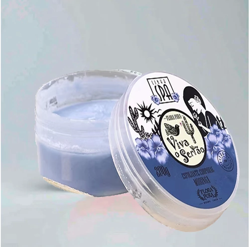 GEL ESFOLIANTE CORPORAL MORINGA 200G VIVA O SERTAO FLORA PURA