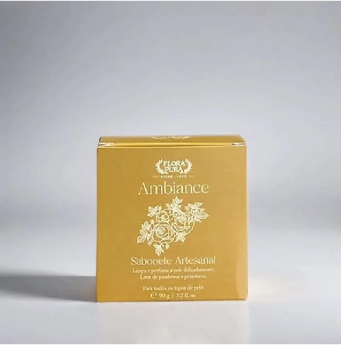 SABONETE ARTESANAL AMBIANCE 90G FLORA PURA