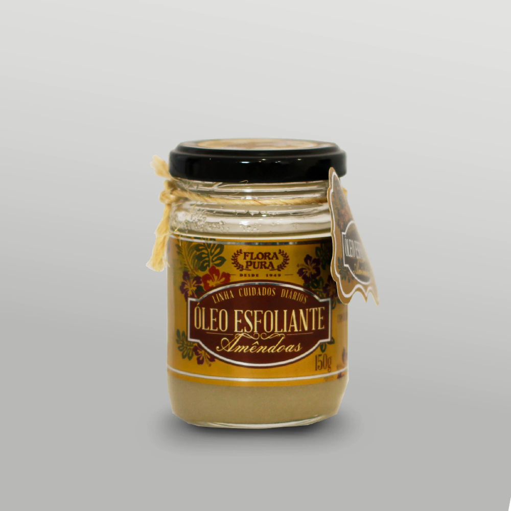OLEO ESFOLIANTE DE AMENDOAS 150G FLORA PURA
