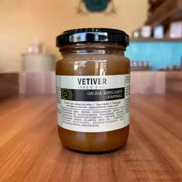 GELEIA ESFOLIANTE VETIVER- 150G-FLORA PURA