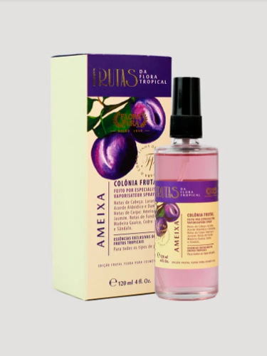 AGUA DE COLONIA AMEIXA 120ML ( FRUTAS DA FLORA TROPICAL ) FLORA PURA