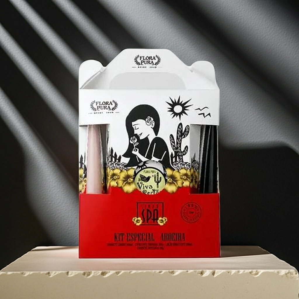 KIT ESPECIAL DE AROEIRA VIVA O SERTAO LINHA SPA 690G FLORA PURA