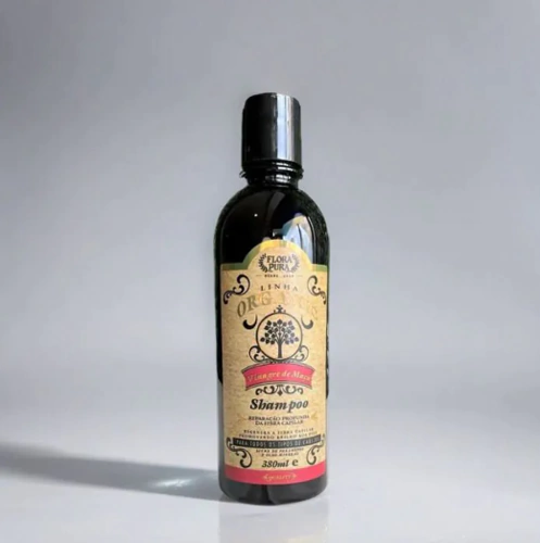 SHAMPOO ORGANIC VINAGRE DE MACA 380ML FLORA PURA