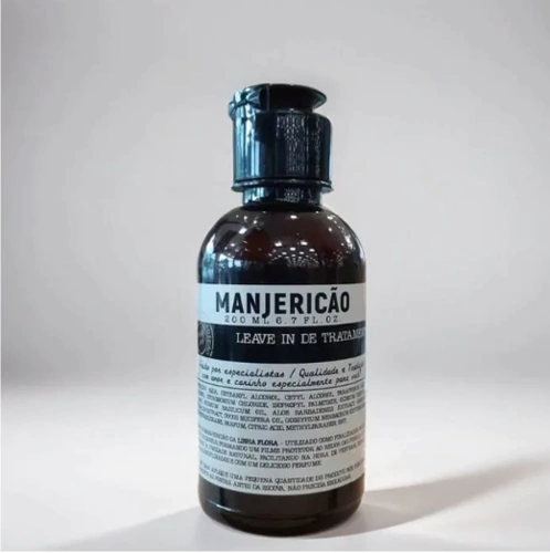 LEAVE IN DE MANJERICAO 200ML FLORA PURA