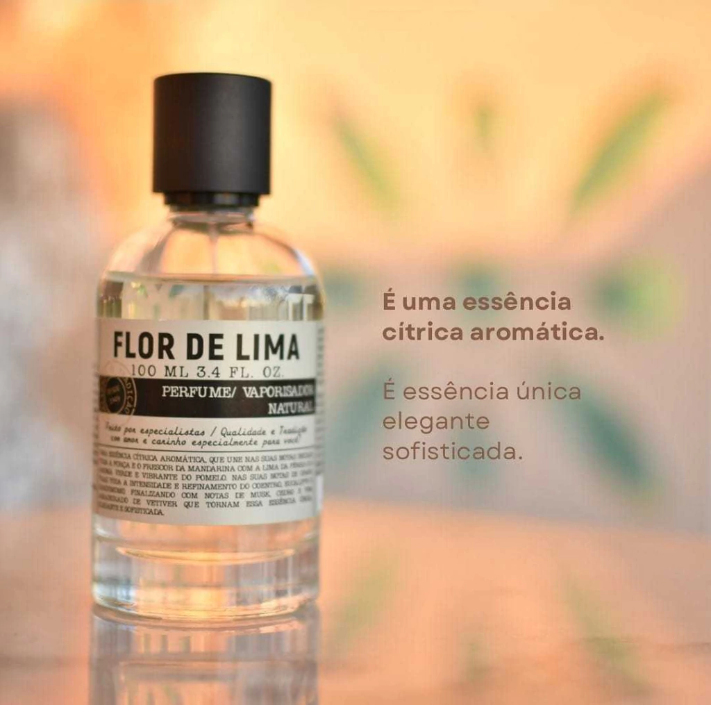 PERFUME VAPORIZADOR FLOR DE LIMA 100ML FLORA PURA