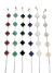 Pulsera Milan Plateadas (Trébol Grande) - comprar online