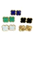 Aros Milan Dorados (Trébol Grande) - comprar online