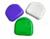 Cajas porta brackets en colores variados para ortodoncia.