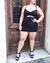 vestido con frunce en el pecho