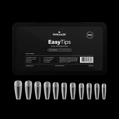 Easy tips Coffin Medium Pink Mask X550 Unidades