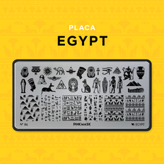Placa de stamping Egypt Pink Mask