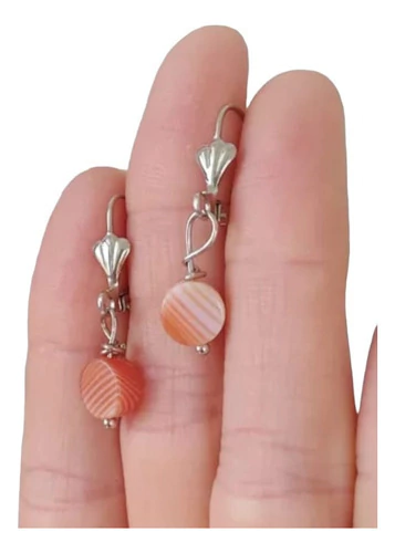 Aros Agata Natural Alegria Ostra Coraocristales