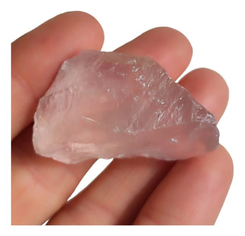 Cuarzo Rosa En Bruto Cristal Transparente Coraocristales