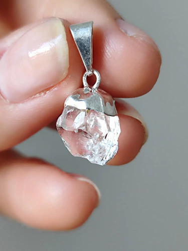 Dije Cuarzo Cristal En Bruto Mini