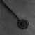 Colar Masculino De Couro Odin Preto - comprar online