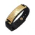 Pulseira De Couro Pai Nosso Dourada