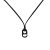 Colar Masculino De Couro Lacre Preto