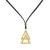 Colar Masculino De Couro Hort Dourado