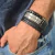 Kit De Pulseiras Fé Força Coragem Grafite - comprar online