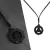 Colar Masculino De Couro Odin Preto - Marshop | Acessórios Masculinos