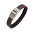 Pulseira De Couro e Fecho Imã Iroh - Marshop | Acessórios Masculinos