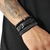 Kit De Pulseiras Tudo Posso Preta - comprar online