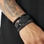 KIt De Pulseiras São Bento Preta - comprar online