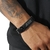 Pulseira De Couro Jesus Preta - comprar online