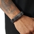 Pulseira De Couro Texture Grafite - comprar online