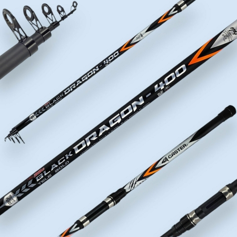 Caña Black Dragon 400 - Caster - Telescopica para pejerrey 