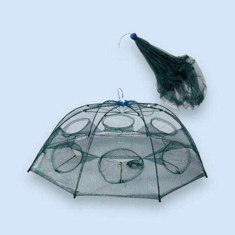 Trampa para mojarras de 6 bocas - plegable