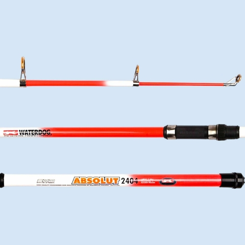 Descubri el rendimiento incomparable de la Caña Waterdog Absolute 3906, diseñada para aventuras tanto en el mar como en ríos. Con una longitud telescópica de 3,90 metros, esta caña te ofrece versatilidad y potencia para lanzamientos precisos. 