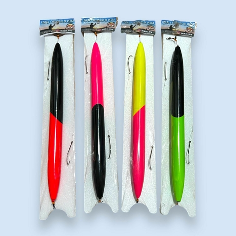 Descubri la línea Vigotera de M&M, diseñada especialmente para la pesca de pejerrey. Disponible en dos colores, hecha en madera, esta línea está equipada con esmerillón brazolado y anzuelos Boya Paraf para una experiencia de pesca sin igual. 