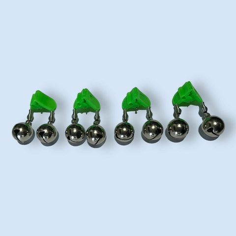 Campanita cascabel porta luz química, ideal para pescadores que prefieren una iluminación confiable sin necesidad de pilas.
