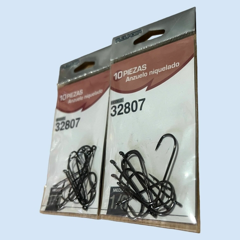 Anzuelo Niquelado Flounder Para Variada - Numero 1/0 - Pack x 10