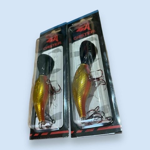Señuelo de la marca Caster - corto - pala 3 recta superficie y media agua - peso 9,5 g tamaño 8 cm