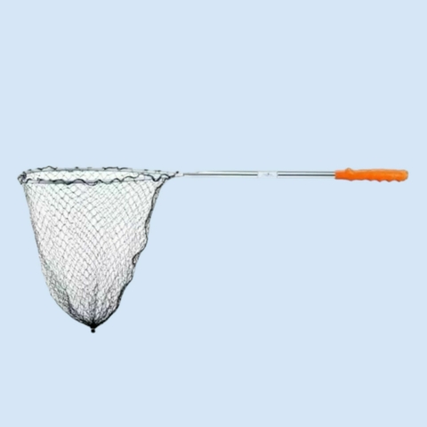 Copo de aluminio de la marca Kaqtus, una herramienta imprescindible para los pescadores de carpas y peces grandes. Con su mango fijo y una longitud de 75 cm, este copo garantiza robustez y facilidad de manejo en cada captura. Fabricado con materiales de e