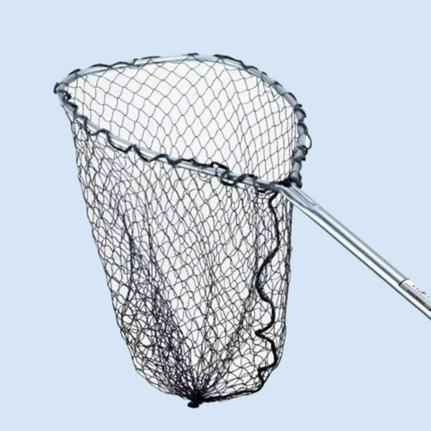 copo kaqtus aluminio super grande, aro 45 x 60 cm, mango 90 cm, ultra liviano