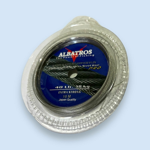 lider de la marca albatros en rollo x 10 mts, 60lb