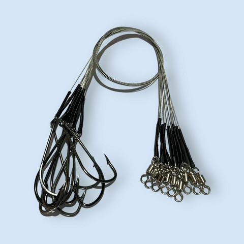 Lider armado - 40cm - Incluye esmerillon, mosqueton y anzuelo nro 8