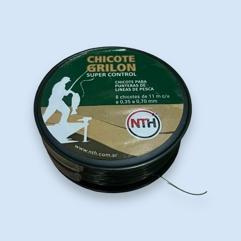 Nylon Chicote Armado Grilon - 8 chicotes de 11 metros (de 0,35 a 0,70 mm)