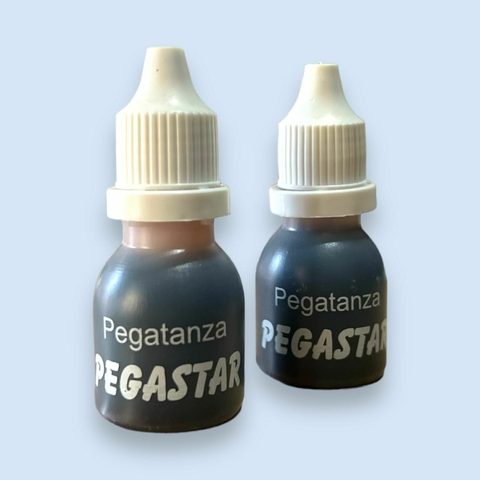 Pegatanzas "Pegastar" en frasco gotero