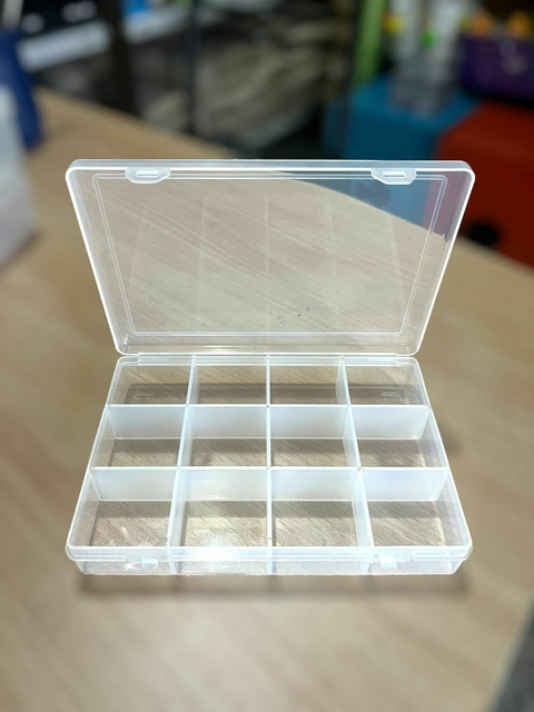 Caja Organizadora Transparente - 12 compartimientos